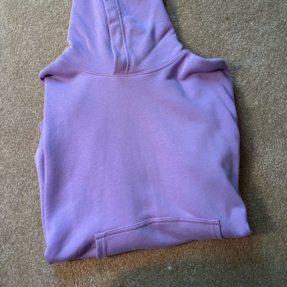 ❌SOLD❌ NWOT Aritzia Airy Fleece Perfect Hoodie GD purple ash - Picture 3 of 5